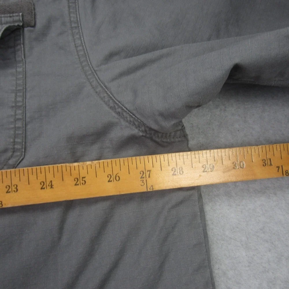 Levis Jacket Mens‎ XXL Gray Sherpa Lined Trucker Coat Button Up Workwear - Picture 14 of 16